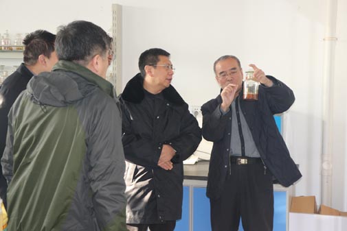 省科技廳領導科技創(chuàng)新工作組來我公司調(diào)研